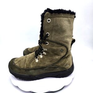 Columbia Shoe Women 7.5 Lavela II Suede Winter Snow Boots Waterproof Thinsulate